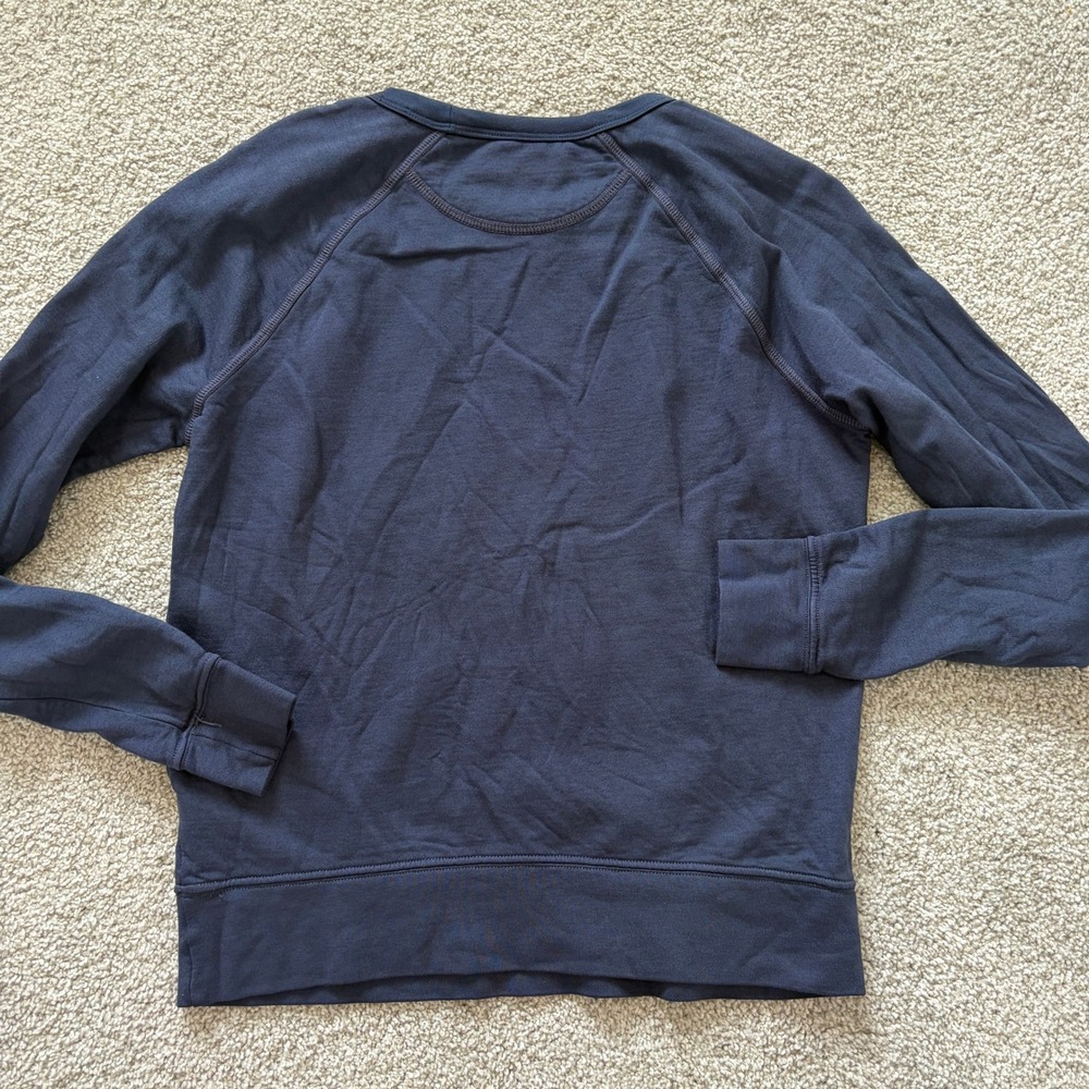 American Giant Crewneck Sweatshirt Womens XS Navy Blue Cozy Lounge Casual - Picture 8 of 8
